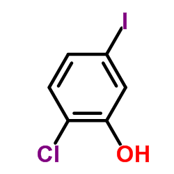 2-Chloro-5-iodophenol Structure