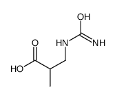 3-(carbamoylamino)-2-methyl-propanoic acid Structure