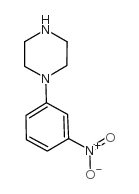 1-(3-硝基苯基)-哌嗪结构式