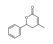 4-Methyl-6-phenyl-5,6-dihydro-2H-pyran-2-one结构式