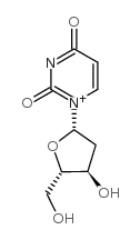 2′-脱氧-L-尿苷结构式