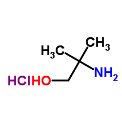 1-hydroxy-2-methylpropan-2-aminium chloride structure