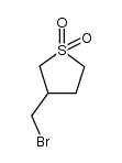 3-bromomethyltetrahydrothiophene 1,1-dioxide结构式