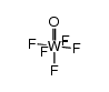 mono(oxotungsten(VI)) pentafluoride Structure