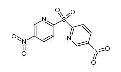 5,5'-dinitro-2,2'-sulfonyl-bis-pyridine结构式
