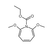 2,7-dimethoxy-azepine-1-carboxylic acid ethyl ester结构式