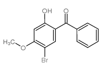 (5-BROMO-2-HYDROXY-4-METHOXYPHENYL)(PHENYL)METHANONE Structure