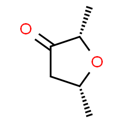 (cis)-dihydro-2,5-dimethylfuran-3(2H)-one Structure