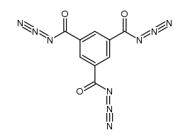 1,3,5-benzenetricarbonyl triazide Structure
