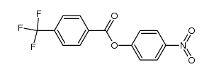 4-nitrophenyl 4-trifluoromethylbenzoate结构式