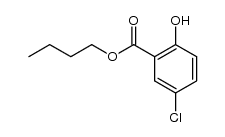 5-Chlor-2-hydroxy-benzoesaeure-butylester结构式