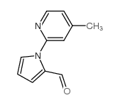 1-(4-甲基吡啶-2-基)-1H-吡咯-2-甲醛结构式
