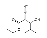 2-diazonio-1-ethoxy-3-hydroxy-4-methylpent-1-en-1-olate结构式