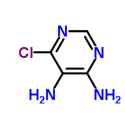 6-氯嘧啶-4,5-二胺结构式