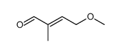 (E)-4-methoxy-2-methyl-but-2-enal结构式