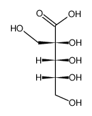 2-C-hydroxymethyl-D-ribonic acid Structure
