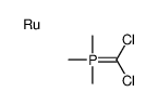 dichloromethylidene(trimethyl)-λ5-phosphane,ruthenium Structure
