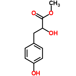Methyl p-hydroxyphenyllactate Structure