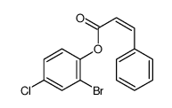 (2-bromo-4-chlorophenyl) 3-phenylprop-2-enoate Structure