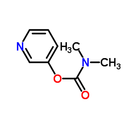 3-(N,N-二甲氨基甲酰氧基)吡啶结构式
