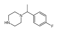 1-[1-(4-FLUORO-PHENYL)-ETHYL]-PIPERAZINE结构式