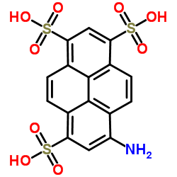 8-aminopyrene-1,3,6-trisulfonic acid Structure