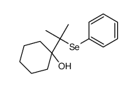 1-(2-phenylselanylpropan-2-yl)cyclohexan-1-ol结构式