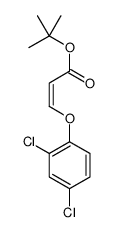 tert-butyl (E)-3-(2,4-dichlorophenoxy)prop-2-enoate结构式