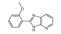 2-(2-methoxyphenyl)-1H-imidazo[4,5-b]pyridine结构式