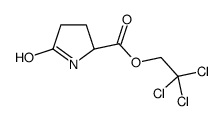2,2,2-trichloroethyl 5-oxo-L-prolinate Structure