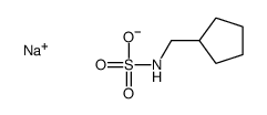 sodium,N-(cyclopentylmethyl)sulfamate Structure