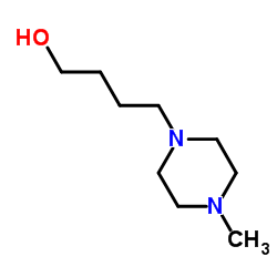 1-(4-羟丁基)-4-甲基哌嗪结构式