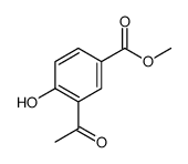3-乙酰基-4-羟基苯甲酸甲酯结构式
