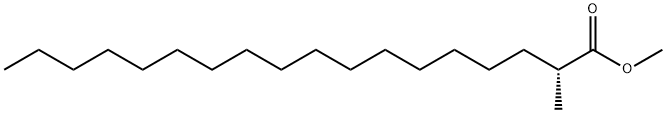 (-)-2-Methyloctadecanoic acid methyl ester结构式
