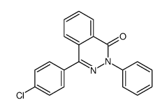 4-(4-chlorophenyl)-2-phenylphthalazin-1-one Structure