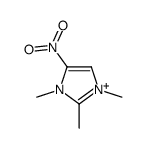 1,2,3-trimethyl-4-nitroimidazol-1-ium Structure