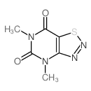 1,2,3-Thiadiazolo[4,5-d]pyrimidine-5,7(4H,6H)-dione,4,6-dimethyl-结构式