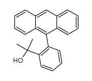 2-(2-(anthracen-9-yl)phenyl)propan-2-ol结构式