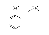 dimethyl-λ3-germane,λ1-selanylbenzene结构式