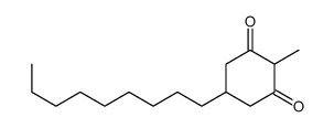 2-methyl-5-nonylcyclohexane-1,3-dione Structure