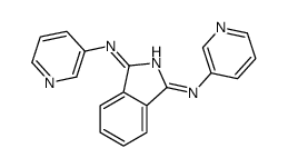 N-pyridin-3-yl-3-pyridin-3-yliminoisoindol-1-amine Structure