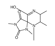 1,3,8,9,10-pentamethyl-1,3,7,10-tetrazaspiro[4.5]decane-2,4,6-trione结构式