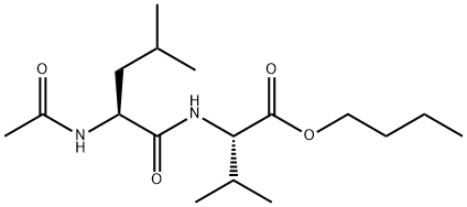 N-(N-Acetyl-L-leucyl)-L-valine butyl ester结构式