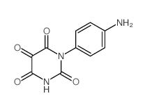 1-(4-aminophenyl)-1,3-diazinane-2,4,5,6-tetrone结构式
