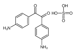 1,2-bis(4-aminophenyl)ethane-1,2-dione,sulfuric acid Structure