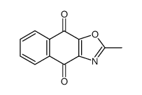 2-methylnaphth[2,3-d]oxazole-4,9-dione Structure