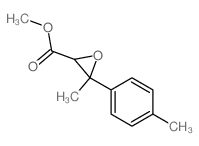 2-Oxiranecarboxylicacid, 3-methyl-3-(4-methylphenyl)-, methyl ester结构式
