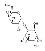D-chiro-Inositol, 2-O-.alpha.-D-galactopyranosyl-4-O-methyl- structure