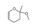 2-methoxy-2-methyl-3,4-dihydro-2H-pyran结构式