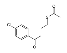 S-(4-(4-chlorophenyl)-4-oxobutyl) ethanethioate结构式